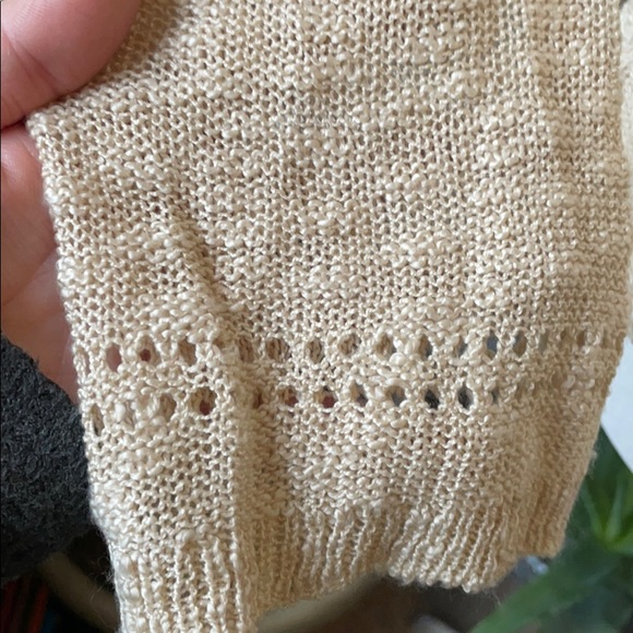 🌺Beige open front cardigan🌺 - Picture 4 of 7